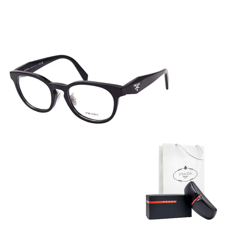PRADA Круглая оправа для очков женская черная, Black
PRADA Круглая оправа для очков женская черная, Black
