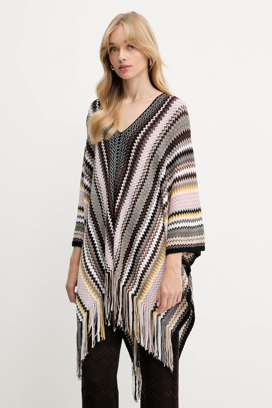Шерстяное пончо Missoni, коричневый
Шерстяное пончо Missoni, коричневый