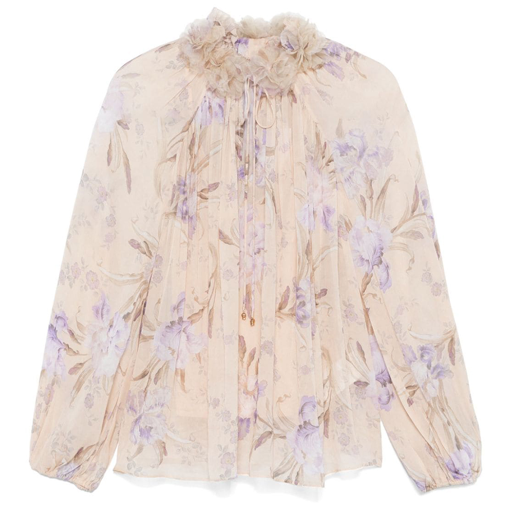 Блузка Eden Billow от Zimmermann, бежевая
Блузка Eden Billow от Zimmermann, бежевая