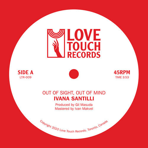 Сингл 7" Santilli, Ivana: Out Of Sight, Out Of Mind B/w Air Of Love
Сингл 7" Santilli, Ivana: Out Of Sight, Out Of Mind B/w Air Of Love