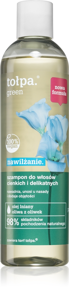 Зеленый увлажняющий шампунь для тонких волос Tołpa, 300 мл
Зеленый увлажняющий шампунь для тонких волос Tołpa, 300 мл