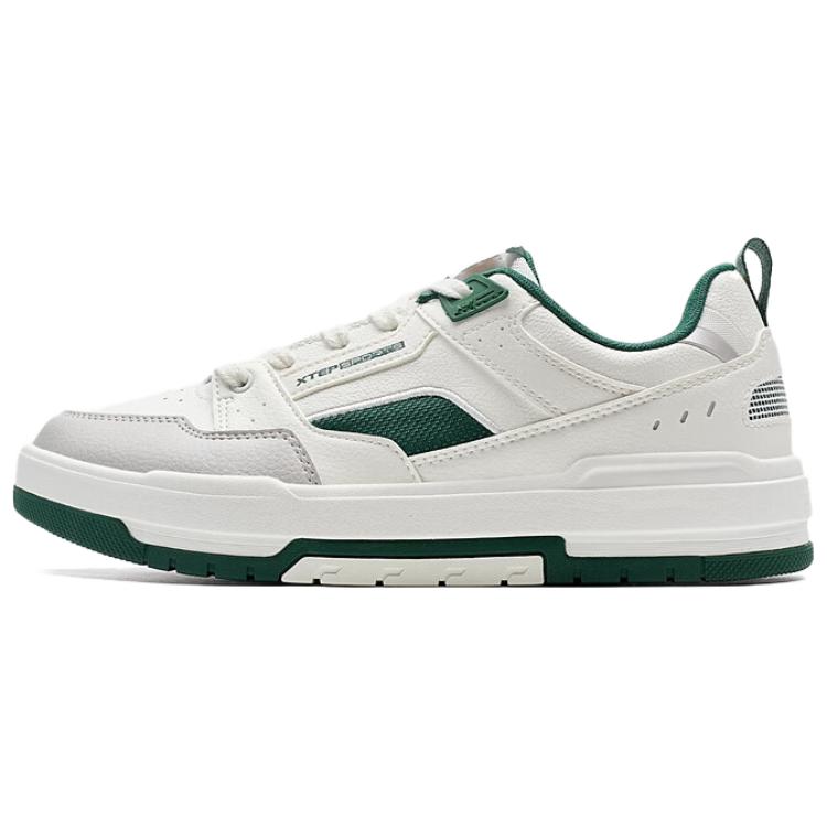 XTEP Низкие, износостойкие, противоскользящие кроссовки для скейтбординга, мужские, белые, зеленые
XTEP Низкие, износостойкие, противоскользящие кроссовки для скейтбординга, мужские, белые, зеленые