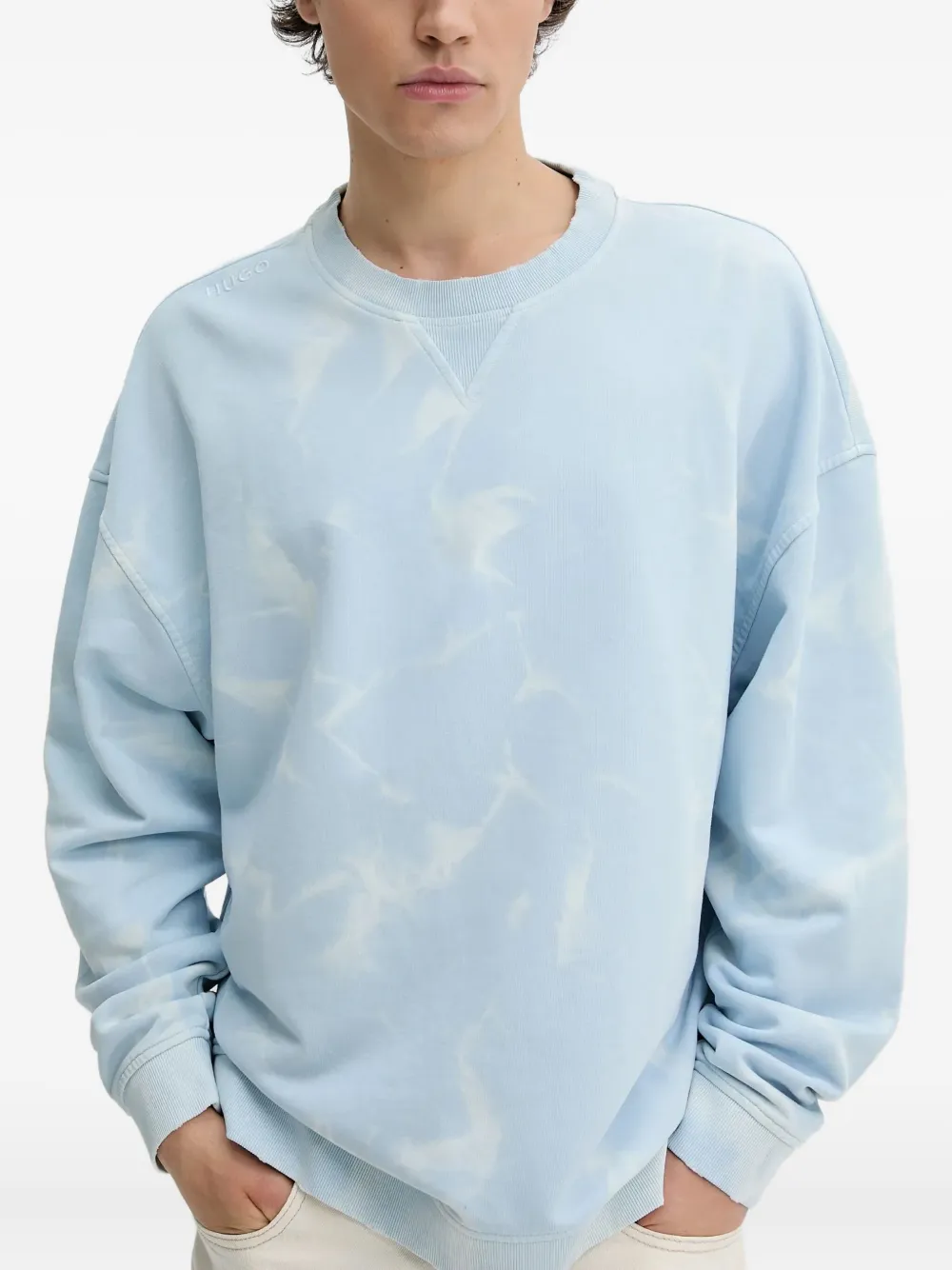 Толстовка Nustroyos с вышивкой в стиле тай-дай HUGO, синий
Толстовка Nustroyos с вышивкой в стиле тай-дай HUGO, синий