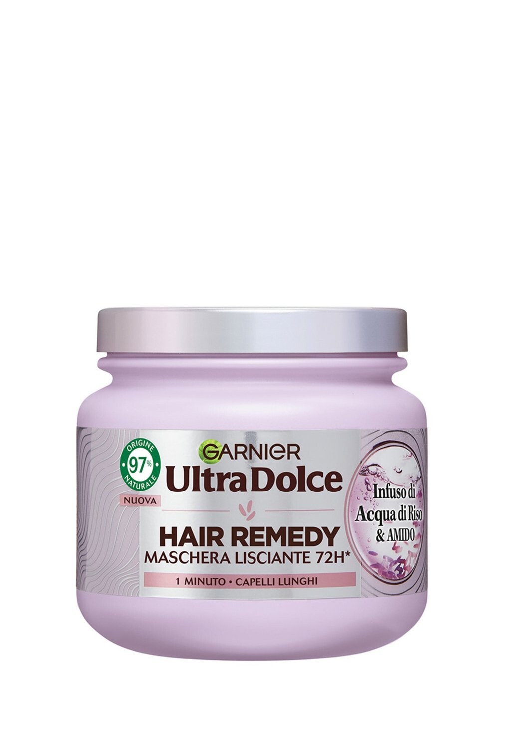 Маска для волос ULTRA DOLCE INFUSO DI ACQUA DI RISO & AMIDO, MASCHERA LISCIANTE HAIR REMEDY, 97% ORIGINE NATURALE, 1 MINUTO DI POSA, CAPELLI LUNGHI, SENZA SILICONI, 340 ML, 3 PACK Garnier, прозрачный
Маска для волос ULTRA DOLCE INFUSO DI ACQUA DI RISO & AMIDO, MASCHERA LISCIANTE HAIR REMEDY, 97% ORIGINE NATURALE, 1 MINUTO DI POSA, CAPELLI LUNGHI, SENZA SILICONI, 340 ML, 3 PACK Garnier, прозрачный