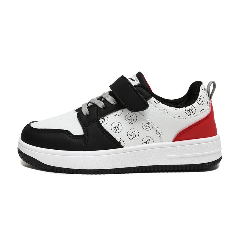 Износостойкие, легкие, амортизирующие, дышащие, анти-кик детские кроссовки для скейтбординга WARRIOR, белый/красный/черный 
Износостойкие, легкие, амортизирующие, дышащие, анти-кик детские кроссовки для скейтбординга WARRIOR, белый/красный/черный