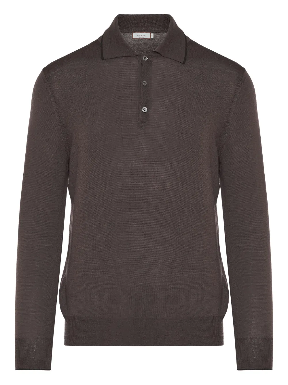 Поло из смеси шерсти Canali, коричневый
Поло из смеси шерсти Canali, коричневый