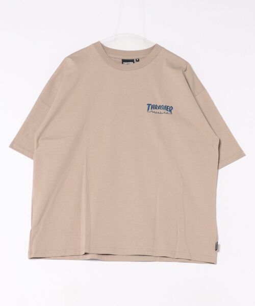 Футболка с круглым вырезом и принтом, бренд Thrasher, цвет бежевый
Футболка с круглым вырезом и принтом, бренд Thrasher, цвет бежевый