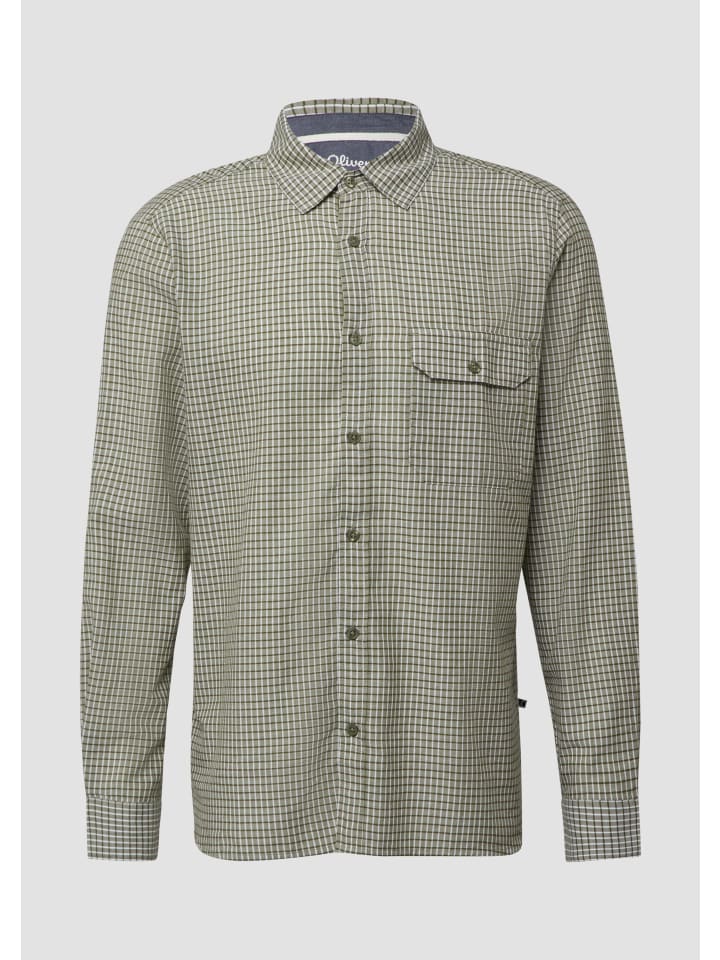 s.Oliver Рубашка цвета 79N1_оливково-зеленый
s.Oliver Рубашка цвета 79N1_оливково-зеленый