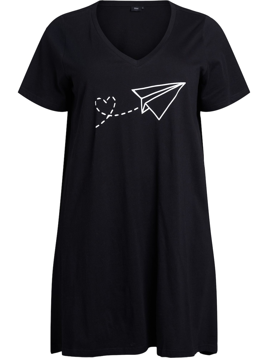 Ночная рубашка Zizzi MALBA, черный
Ночная рубашка Zizzi MALBA, черный