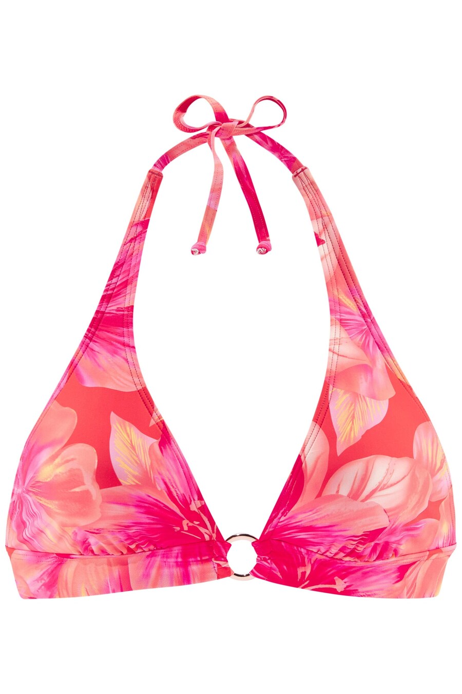 Треугольный бикини-топ LASCANA, красный
Треугольный бикини-топ LASCANA, красный