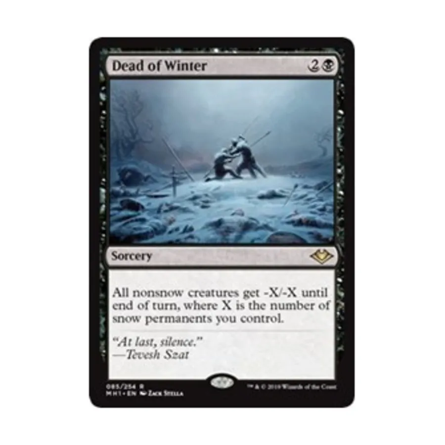 CCG Мертвая зима (клавиша R), MTG - Modern Horizons 
CCG Мертвая зима (клавиша R), MTG - Modern Horizons