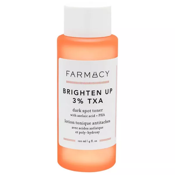 Brighten up 3% TXA тоник для темных пятен с азелаиновой кислотой Farmacy, объем 142 мл
Brighten up 3% TXA тоник для темных пятен с азелаиновой кислотой Farmacy, объем 142 мл