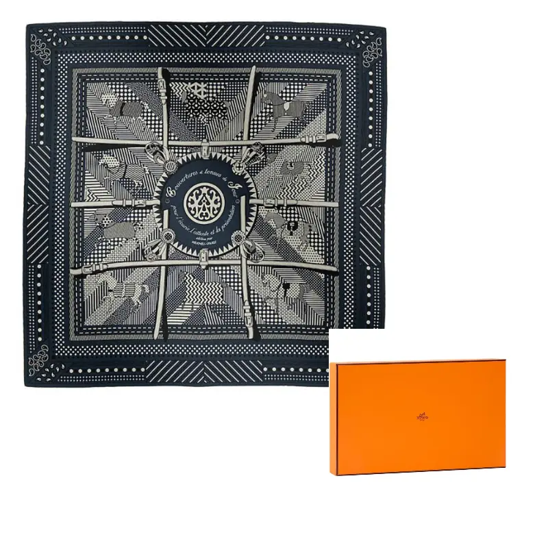 HERMES Кашемировый шелковый шарф мужской морской синий, Marine Blue
HERMES Кашемировый шелковый шарф мужской морской синий, Marine Blue