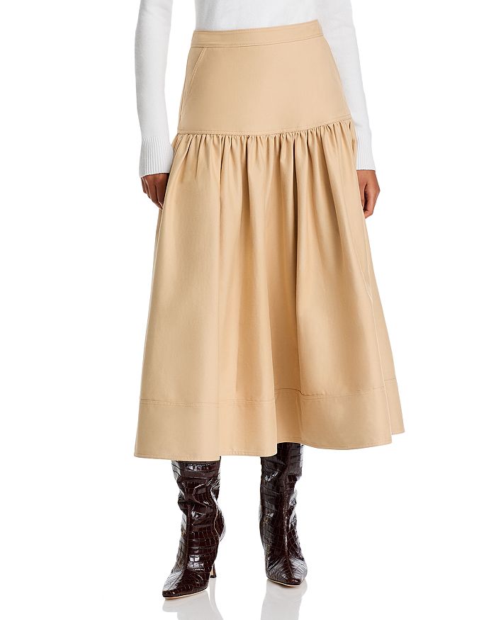 Юбка Ryan из чесаного твила Cinq à Sept, коричневый/бежевый
Юбка Ryan из чесаного твила Cinq à Sept, коричневый/бежевый