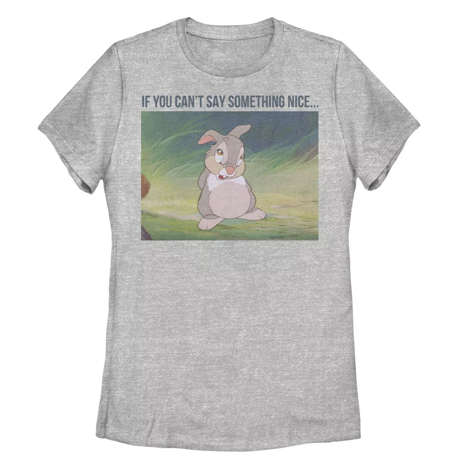 Футболка Disney Bambi Thumper для юниоров с надписью «Если не можешь сказать что-нибудь приятное» Licensed Character
Футболка Disney Bambi Thumper для юниоров с надписью «Если не можешь сказать что-нибудь приятное» Licensed Character