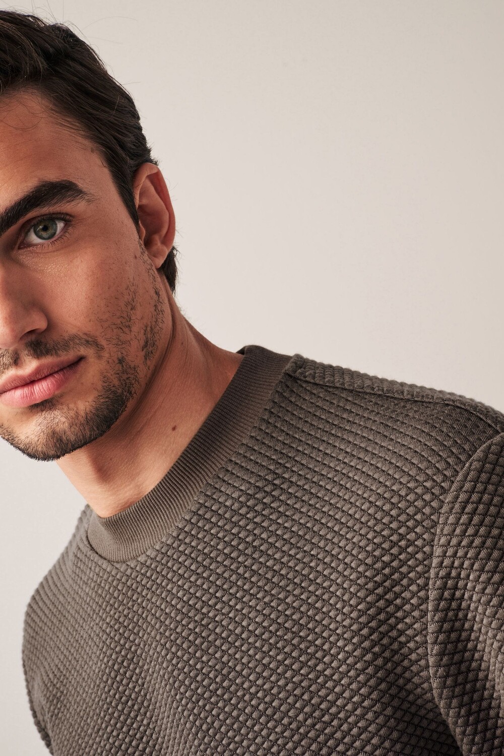 Качественная фактурная толстовка с круглым вырезом Next, коричневый
Качественная фактурная толстовка с круглым вырезом Next, коричневый