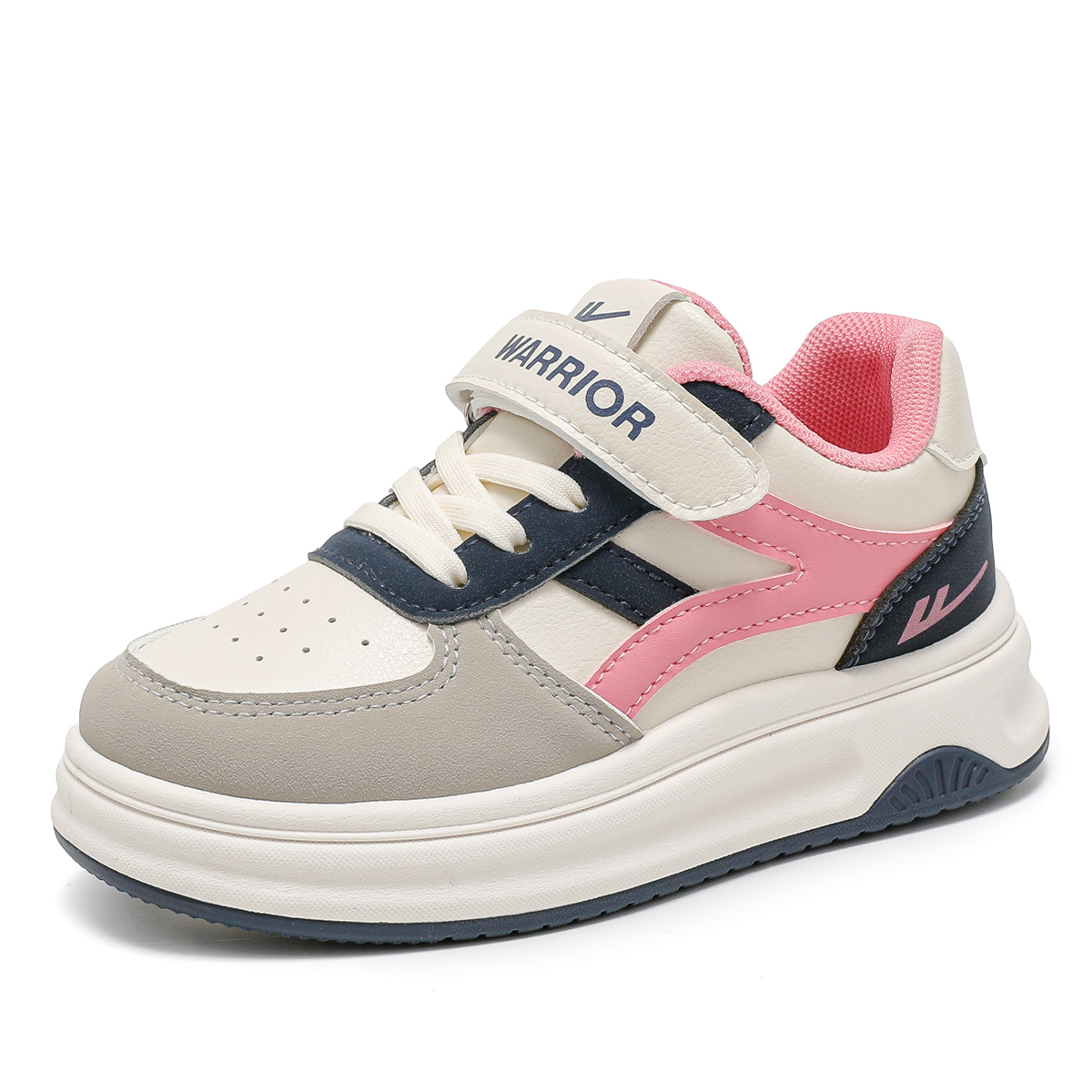 Детские кроссовки для ходьбы. Амортизирующие, износостойкие, низкие повседневные туфли для детей. WARRIOR, бежевый/синий/розовый
Детские кроссовки для ходьбы. Амортизирующие, износостойкие, низкие повседневные туфли для детей. WARRIOR, бежевый/синий/розовый