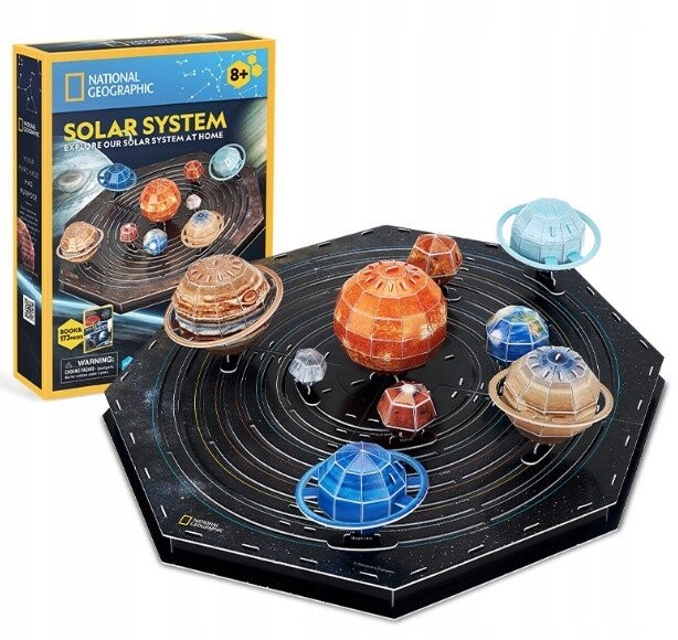 3D-пазл National Geographic Солнечная система, 173 детали, Cubic Fun Pan i Pani Gadżet
3D-пазл National Geographic Солнечная система, 173 детали, Cubic Fun Pan i Pani Gadżet