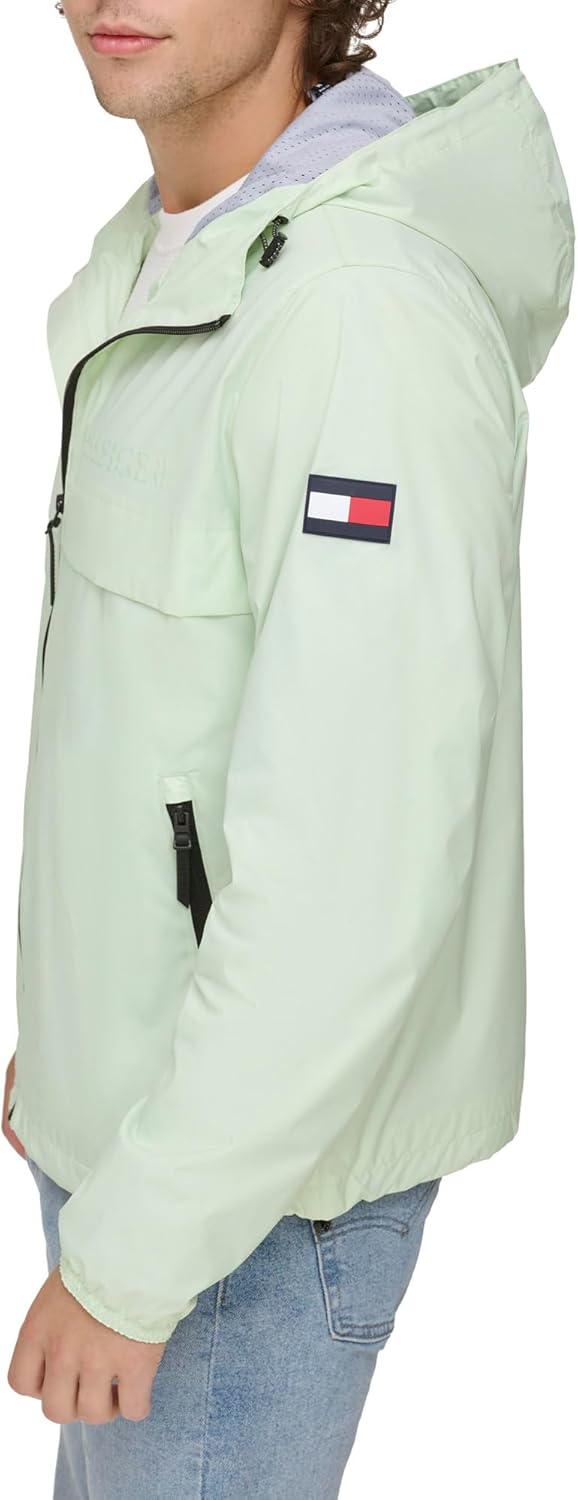 Мужская куртка-дождевик Tommy Hilfiger Simple с капюшоном, Pastel Green
Мужская куртка-дождевик Tommy Hilfiger Simple с капюшоном, Pastel Green