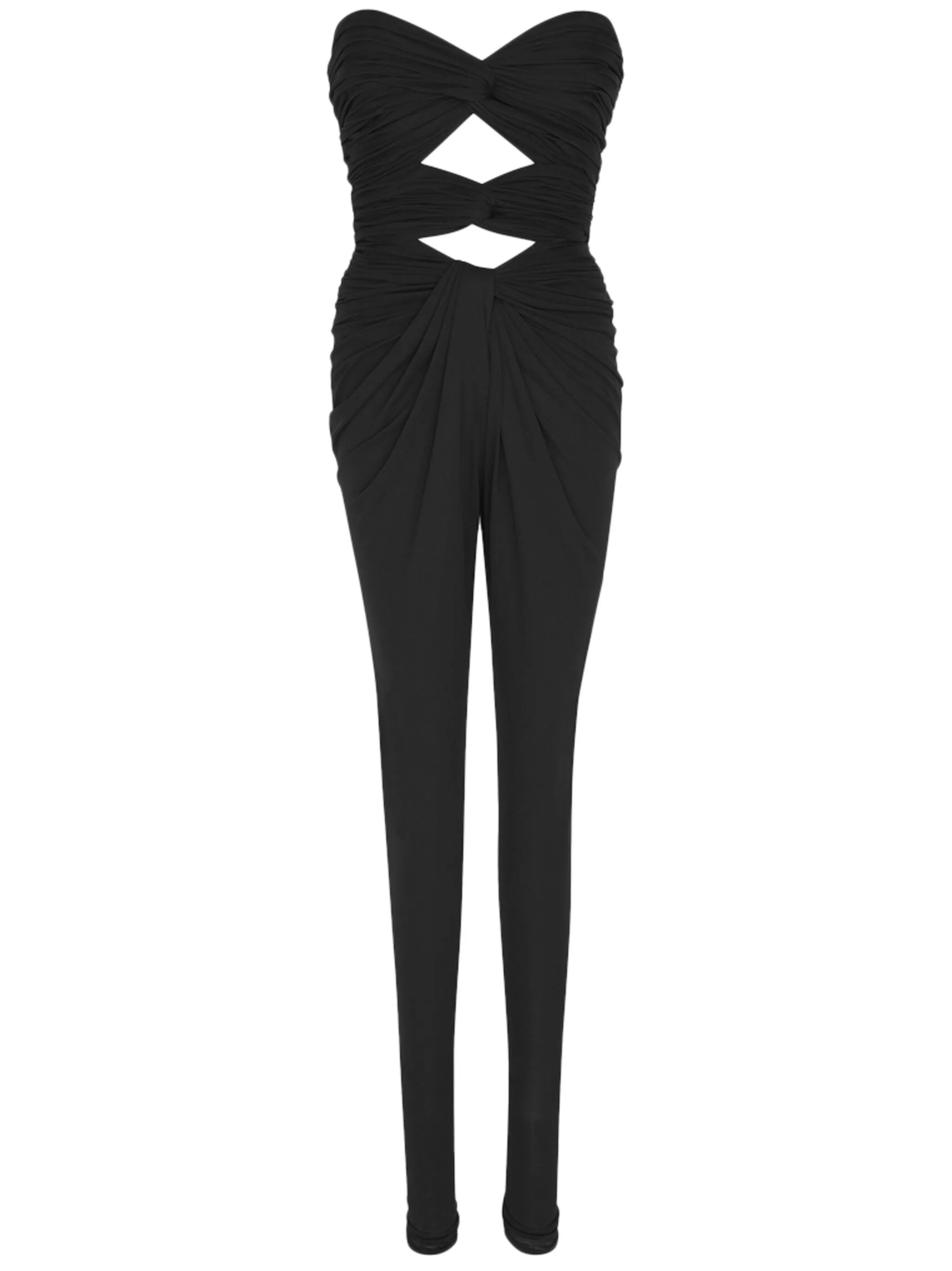 Комбинезон с брюками скинни Saint Laurent, черный
Комбинезон с брюками скинни Saint Laurent, черный