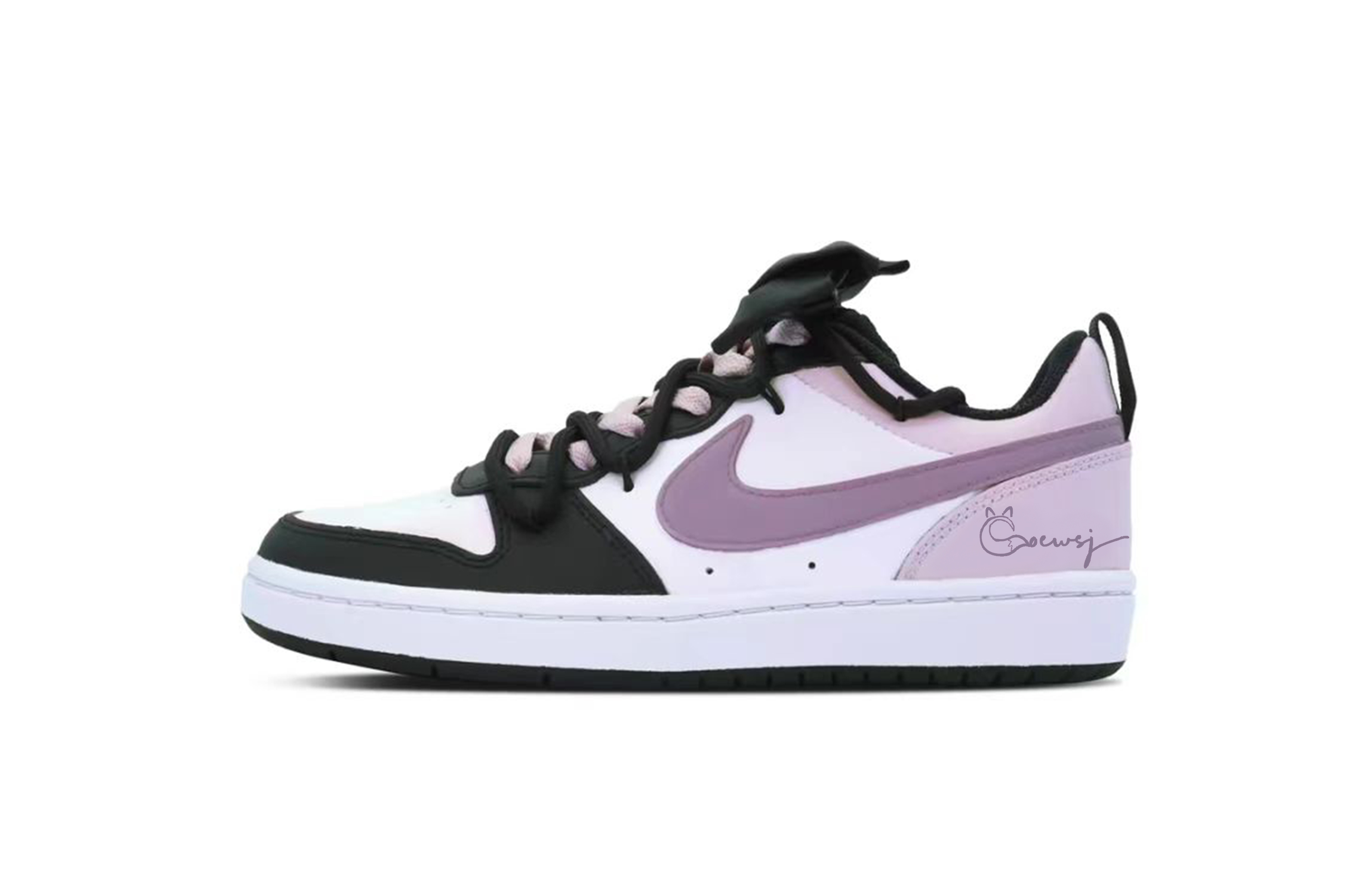 Детские кроссовки для скейтбординга Court Borough Low 2 с низким верхом для подростков Nike, фиолетовый 
Детские кроссовки для скейтбординга Court Borough Low 2 с низким верхом для подростков Nike, фиолетовый