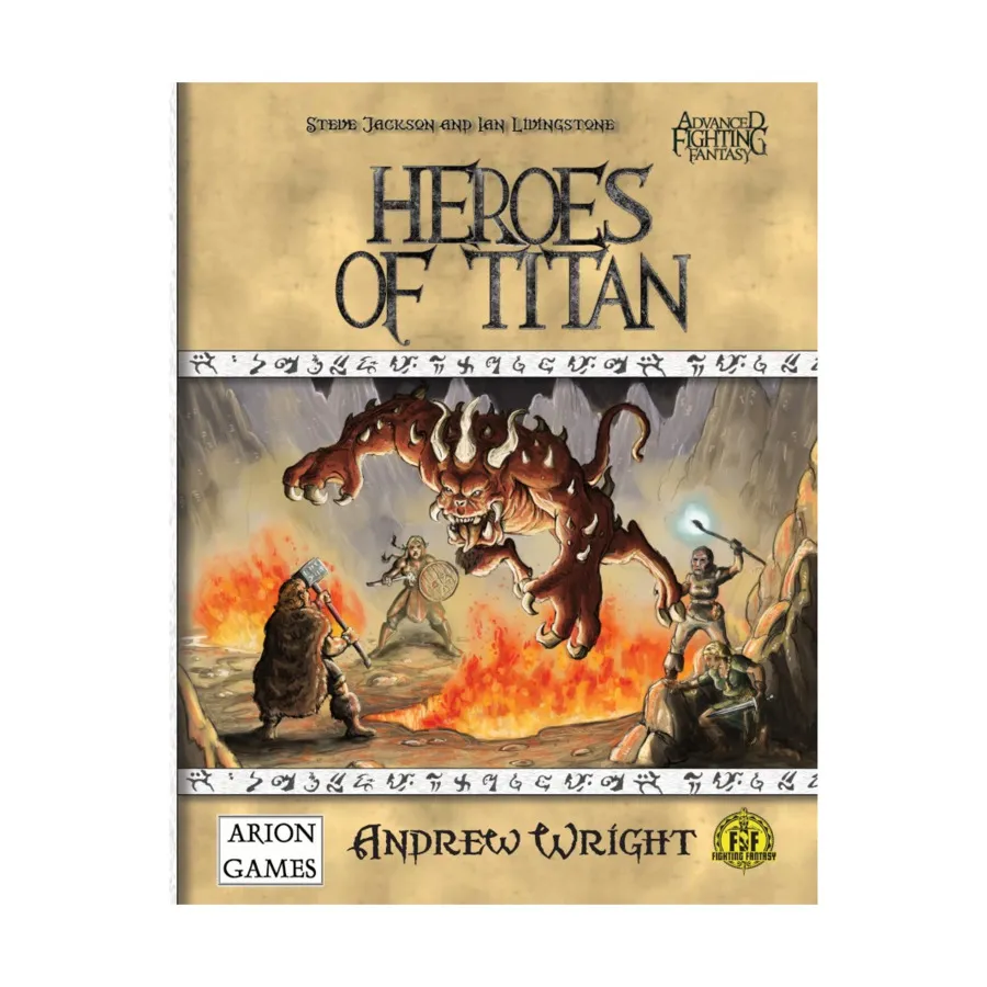 Heroes of Titan, Advanced Fighting Fantasy (2nd Edition), мягкая обложка 
Heroes of Titan, Advanced Fighting Fantasy (2nd Edition), мягкая обложка