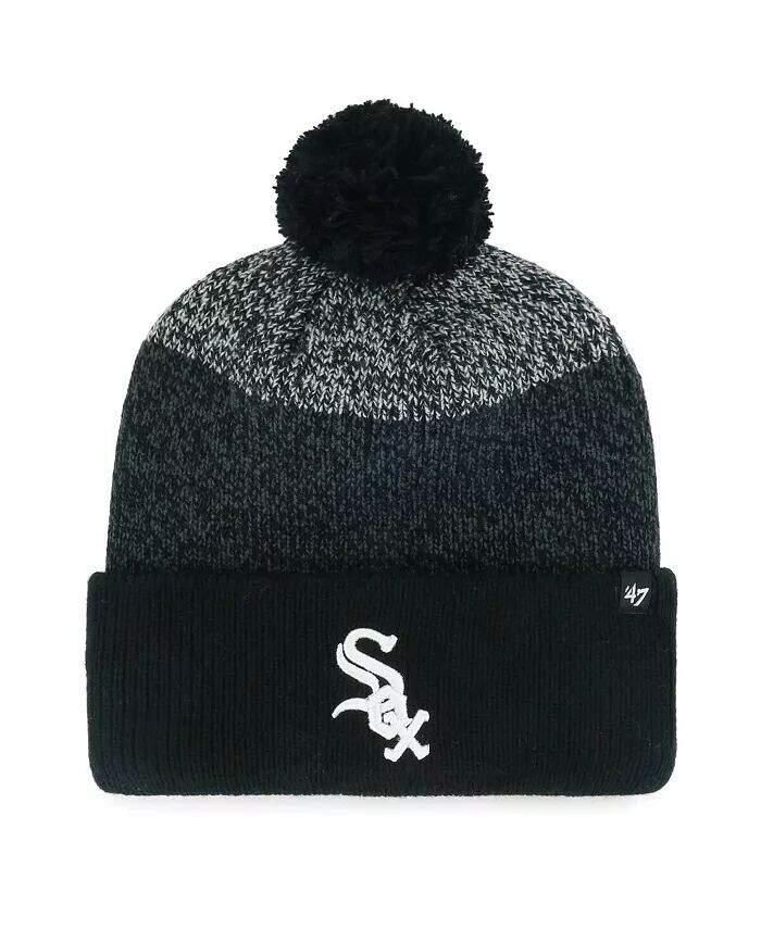 Мужская черная вязаная шапка Chicago White Sox Darkfreeze с манжетами и помпоном '47 Brand, черный
Мужская черная вязаная шапка Chicago White Sox Darkfreeze с манжетами и помпоном '47 Brand, черный