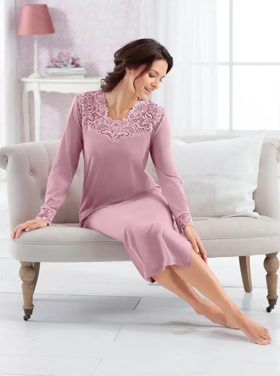 Ночная рубашка " Wäschepur" "Ночная рубашка", цвет Rosé
Ночная рубашка " Wäschepur" "Ночная рубашка", цвет Rosé