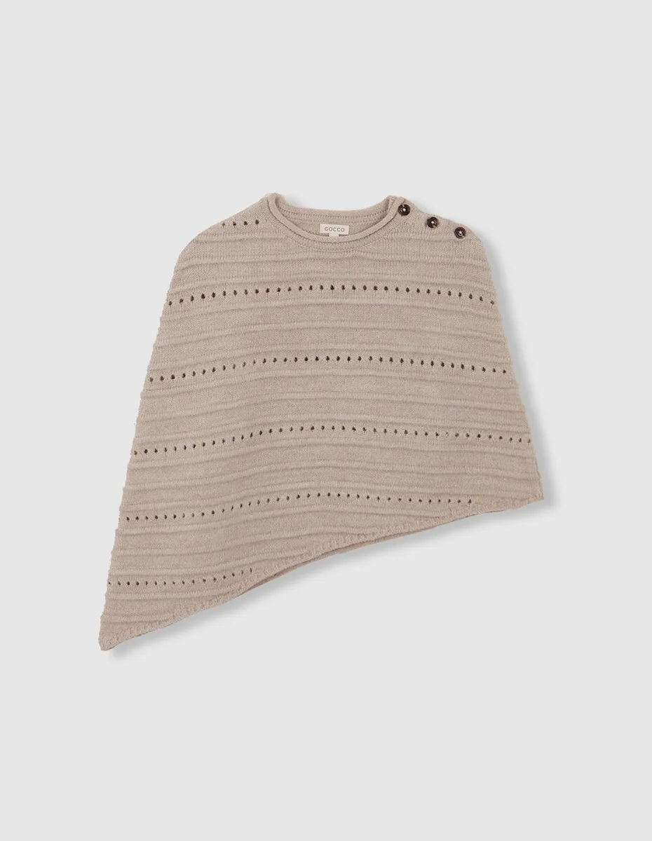 Детский пончико с бахромой светло-коричневый Gocco, серо-коричневый
Детский пончико с бахромой светло-коричневый Gocco, серо-коричневый