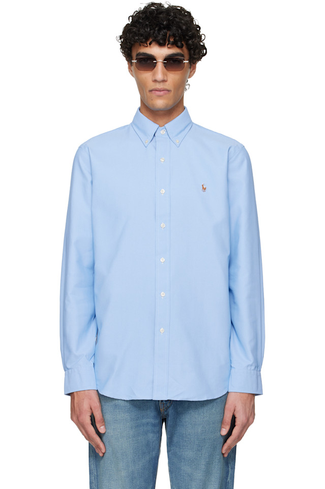 Polo Ralph Lauren Синяя спортивная рубашка
Polo Ralph Lauren Синяя спортивная рубашка