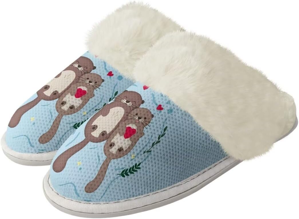 Женские и мужские пушистые тапочки xixirimido, противоскользящие, для дома и улицы, милые тапочки с животными, Otters
Женские и мужские пушистые тапочки xixirimido, противоскользящие, для дома и улицы, милые тапочки с животными, Otters