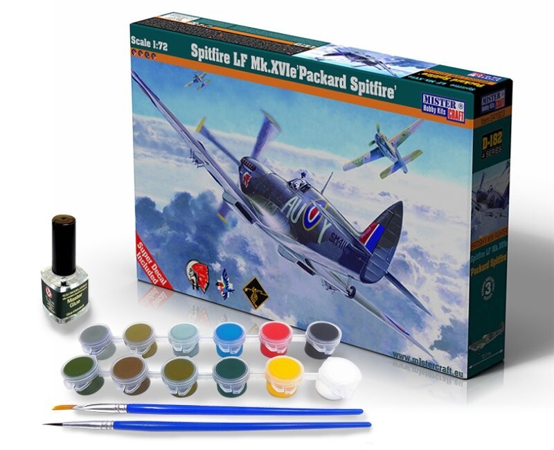 OLYMP AIRCRAFT, Модель самолета Spitfire LF Mk.XVIe 'Packard Spitfire' 1:72
OLYMP AIRCRAFT, Модель самолета Spitfire LF Mk.XVIe 'Packard Spitfire' 1:72