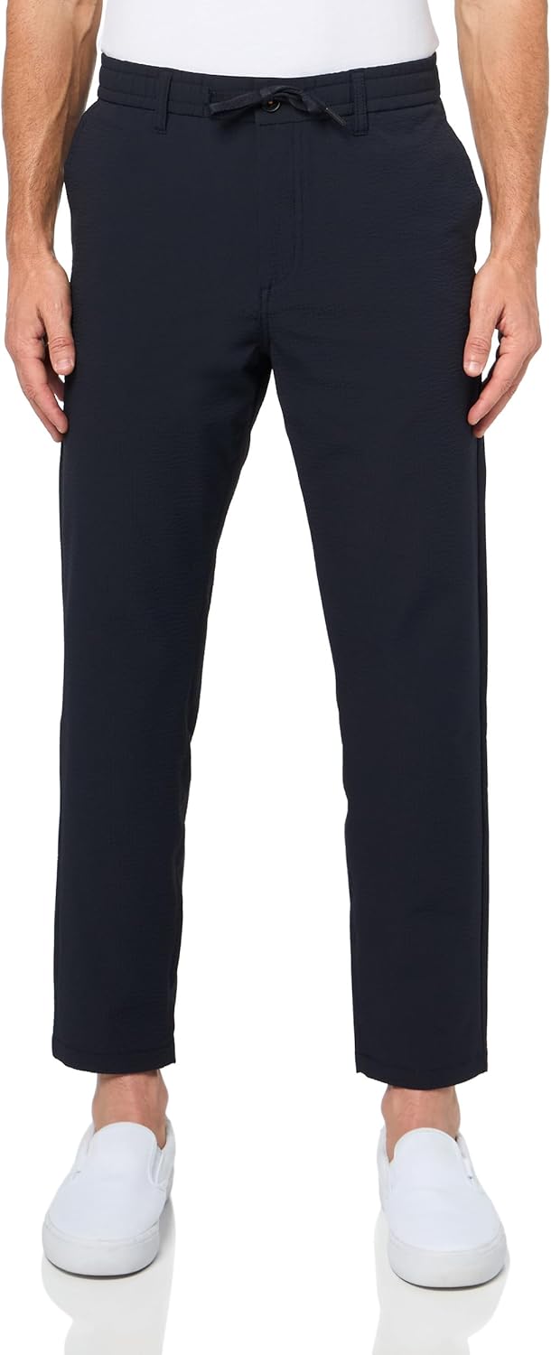 BOSS Мужские техно-твиловые зауженные чинос, Premium Navy
BOSS Мужские техно-твиловые зауженные чинос, Premium Navy