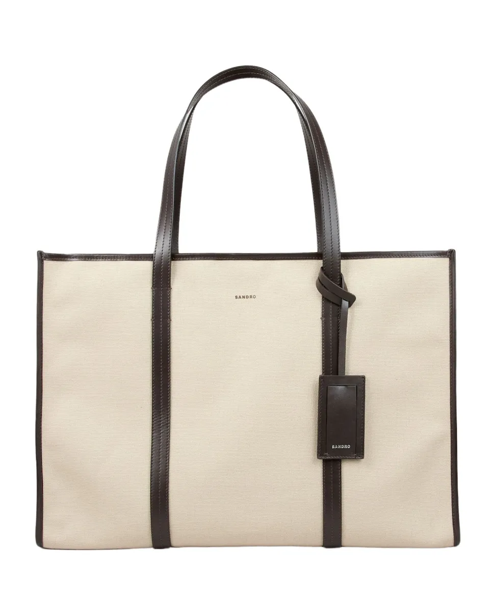 Мужская холщовая сумка тоут Sandro, бежевый
Мужская холщовая сумка тоут Sandro, бежевый