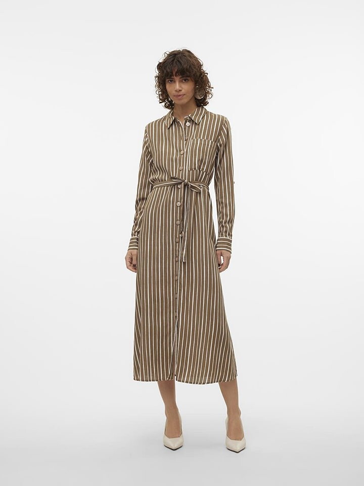Длинное платье Vero Moda Ilisa, цвет khaki/weiß
Длинное платье Vero Moda Ilisa, цвет khaki/weiß