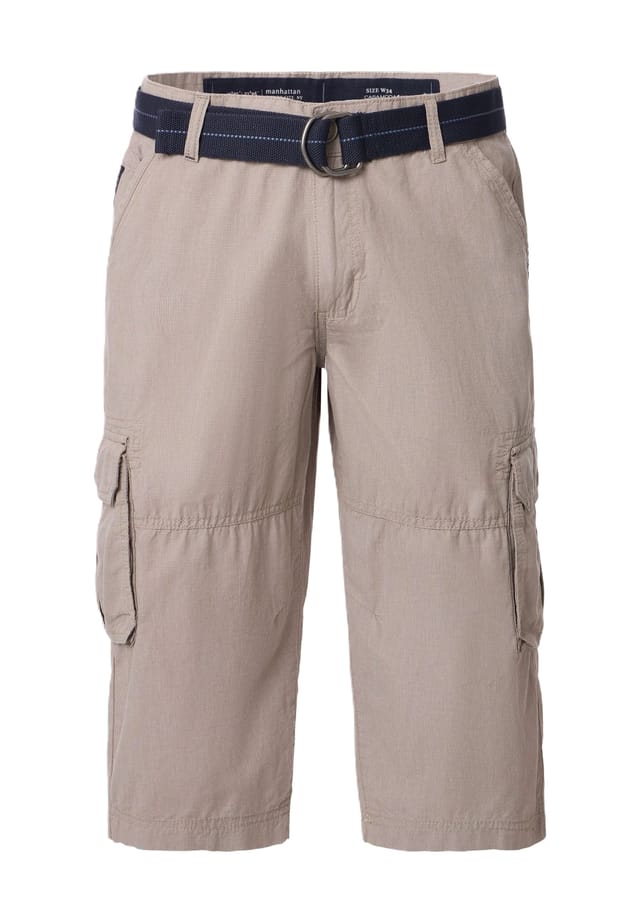 Брюки карго с ремнем длиной 3/4 Casamoda, бежевый
Брюки карго с ремнем длиной 3/4 Casamoda, бежевый