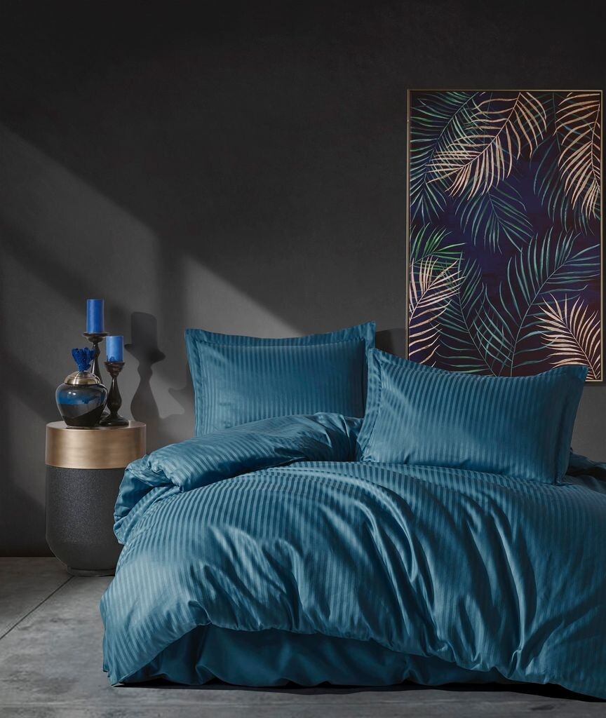 L'Essentiel Linge de Maison, Stripe - Blue, комплект двойных атласных пододеяльников, синий, 100 % хлопковый сатин, 200 x 220 см
L'Essentiel Linge de Maison, Stripe - Blue, комплект двойных атласных пододеяльников, синий, 100 % хлопковый сатин, 200 x 220 см