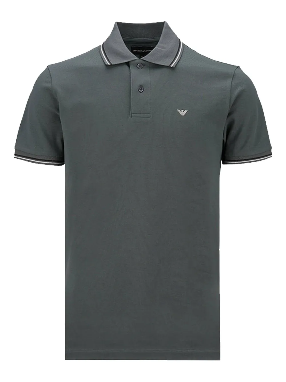 Рубашка поло с полосками на воротнике EMPORIO ARMANI, зеленый
Рубашка поло с полосками на воротнике EMPORIO ARMANI, зеленый