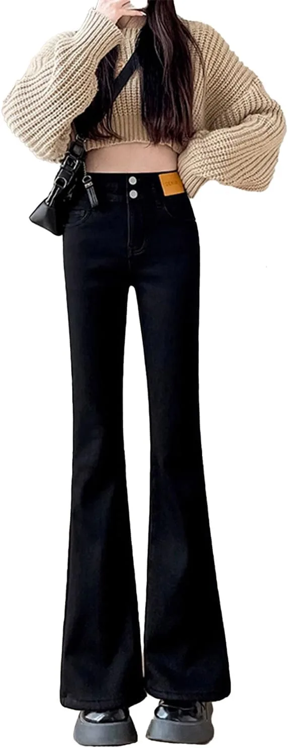 Зимние расклешенные брюки для женщин High Waisted Bell Bottom
Зимние расклешенные брюки для женщин High Waisted Bell Bottom