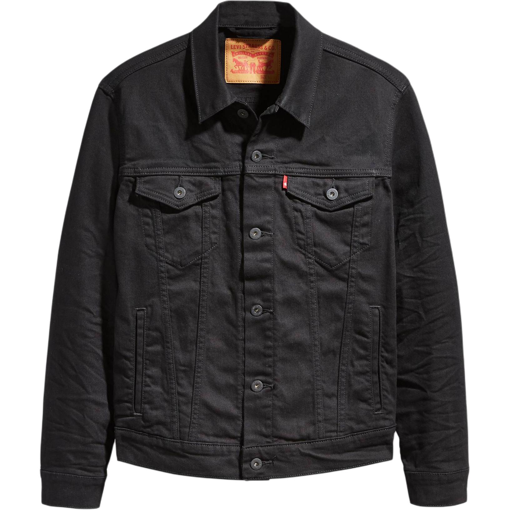 Levis Джинсовая куртка Levi's мужская черная, Black 
Levis Джинсовая куртка Levi's мужская черная, Black