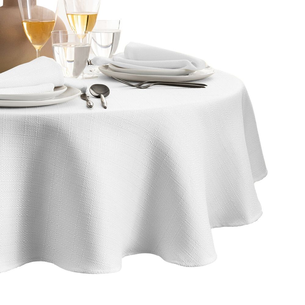 Elrene Home Fashions Laurel однотонная водостойкая круглая скатерть, устойчивая к пятнам, белый
Elrene Home Fashions Laurel однотонная водостойкая круглая скатерть, устойчивая к пятнам, белый