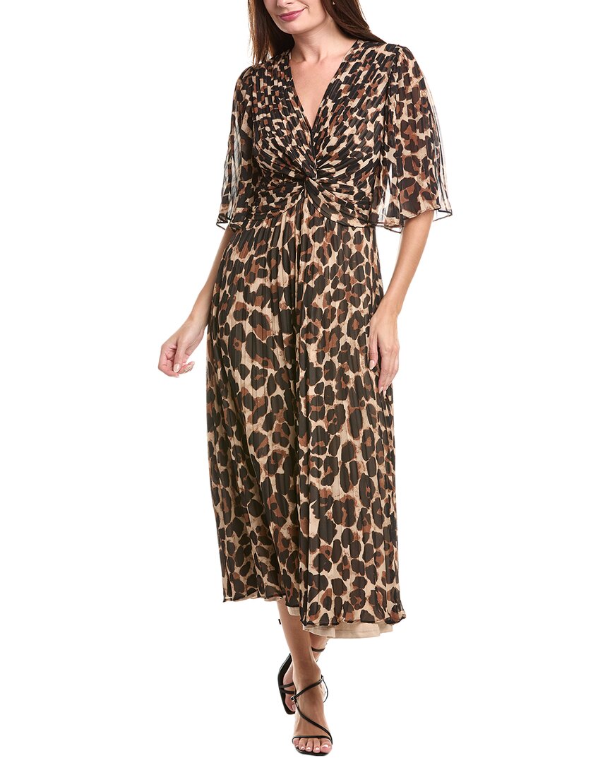 Joseph Ribkoff плиссированное миди-платье, коричневый
Joseph Ribkoff плиссированное миди-платье, коричневый