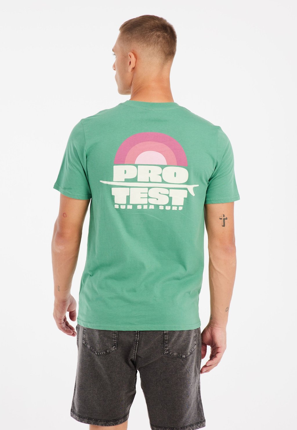 Футболка с принтом Protest, зеленый
Футболка с принтом Protest, зеленый