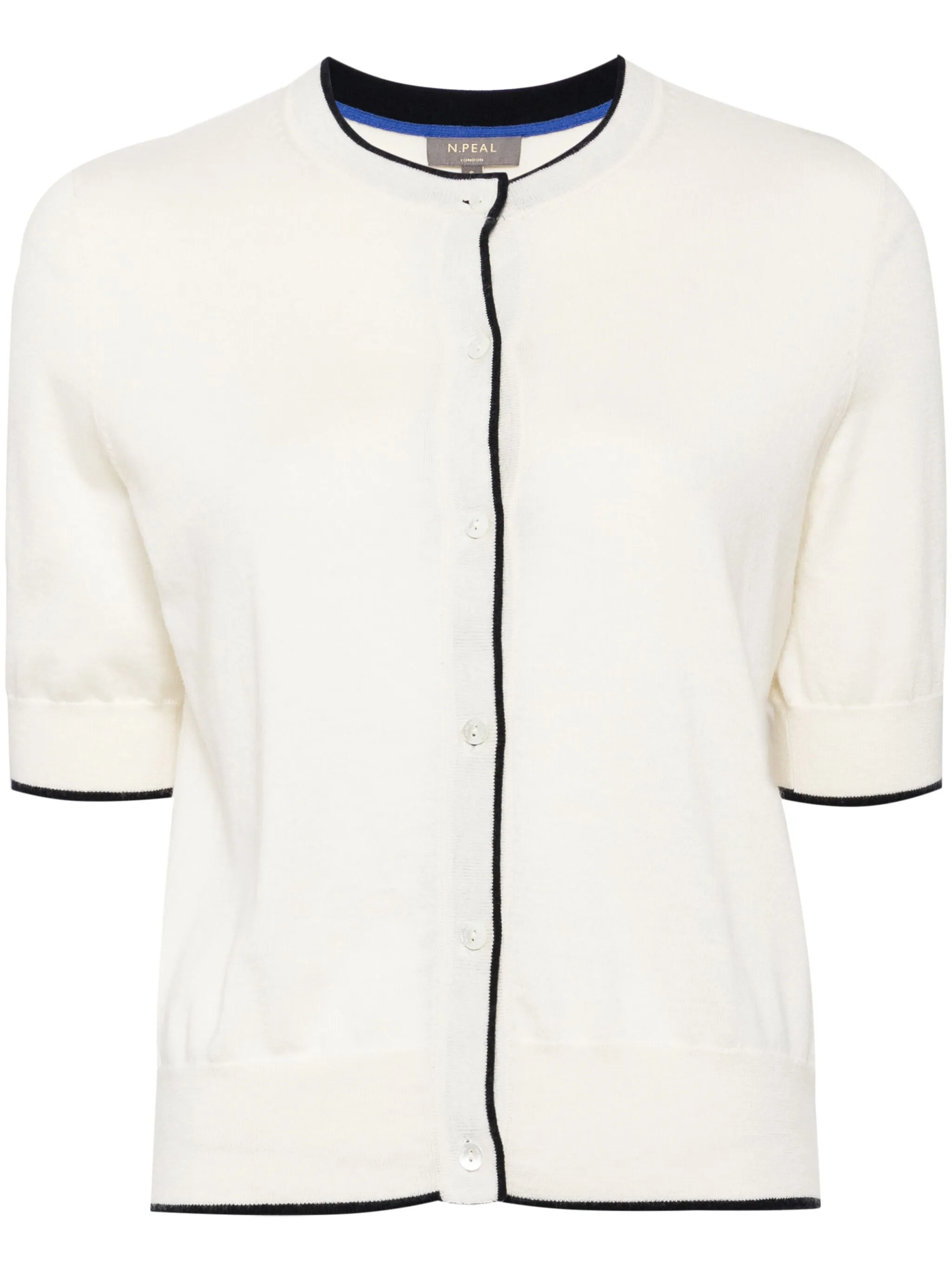 Кардиган с короткими рукавами N.Peal, нейтральный
Кардиган с короткими рукавами N.Peal, нейтральный