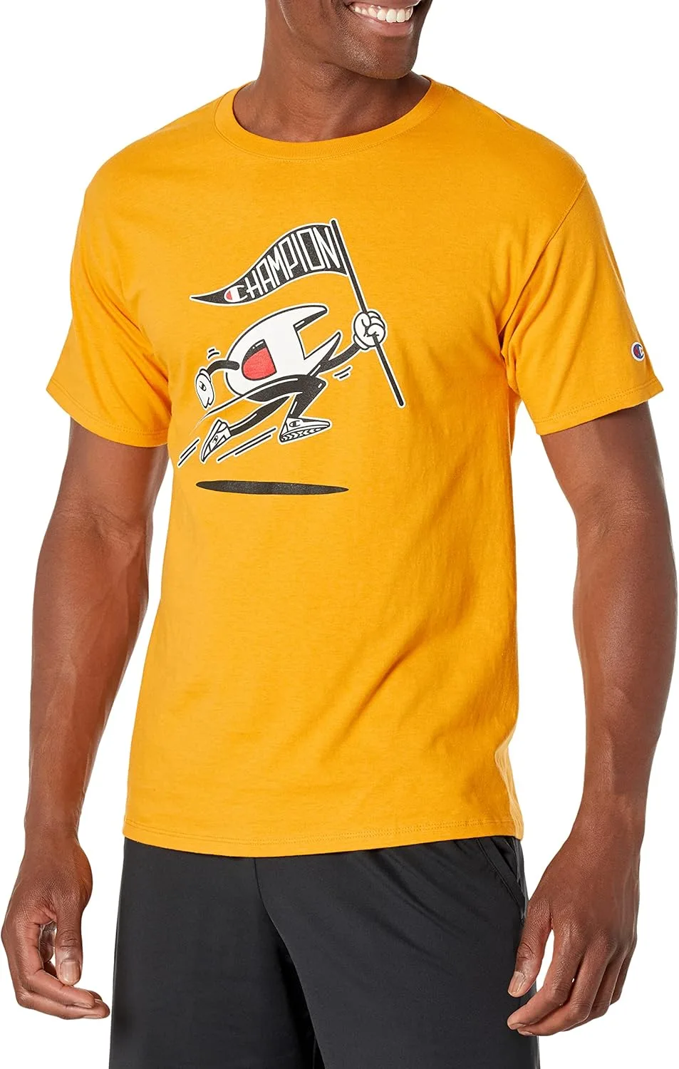 Футболка Champion мужская, логотип Running C
Футболка Champion мужская, логотип Running C