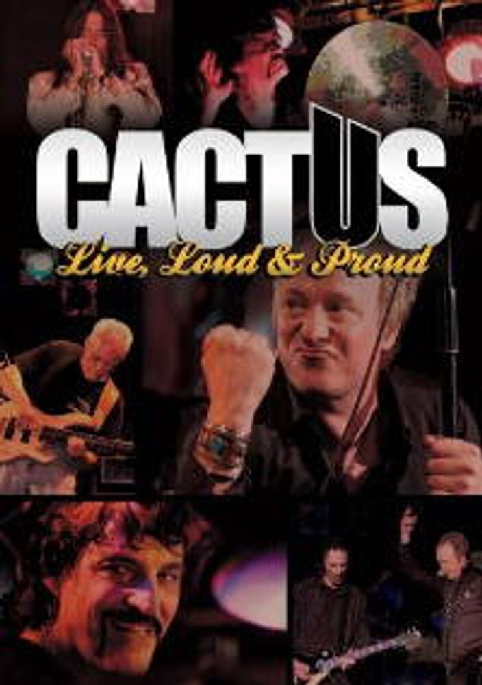 Диск DVD Cactus: Live Loud & Proud 
Диск DVD Cactus: Live Loud & Proud