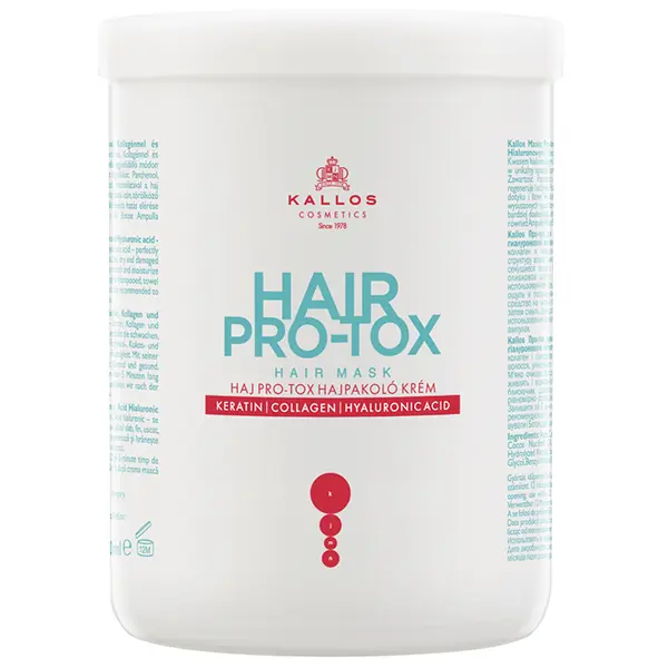 Маска для волос интенсивно восстанавливающая, 1000 мл. Kallos Hair pro-tox
Маска для волос интенсивно восстанавливающая, 1000 мл. Kallos Hair pro-tox