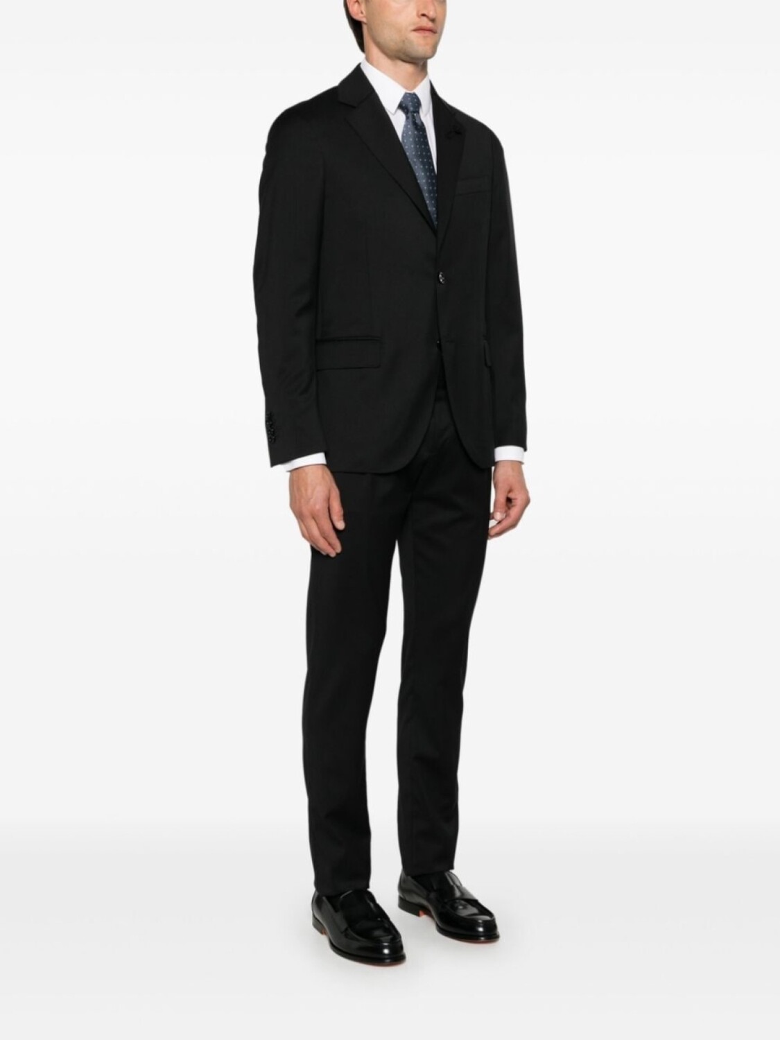 Lardini костюм из вирджинской шерсти, черный
Lardini костюм из вирджинской шерсти, черный