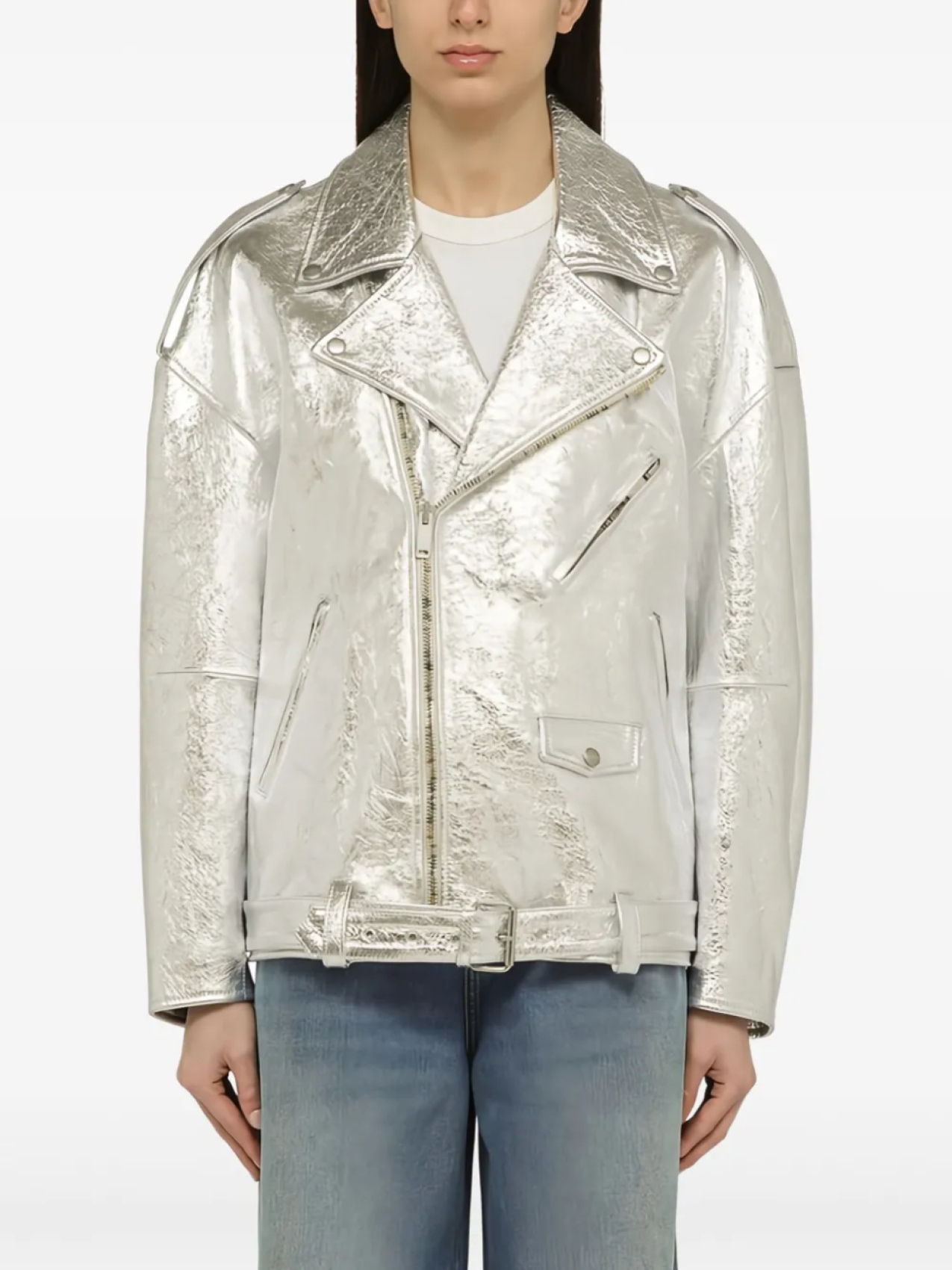 Halfboy байкерская куртка, серебряный
Halfboy байкерская куртка, серебряный