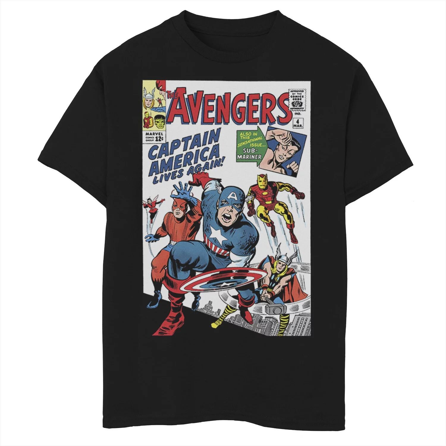 Футболка с обложкой комиксов Marvel «Мстители» для мальчиков 8–20 лет с графическим рисунком Licensed Character
Футболка с обложкой комиксов Marvel «Мстители» для мальчиков 8–20 лет с графическим рисунком Licensed Character